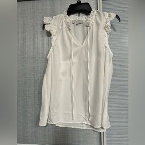NWOT White sleeveless top
